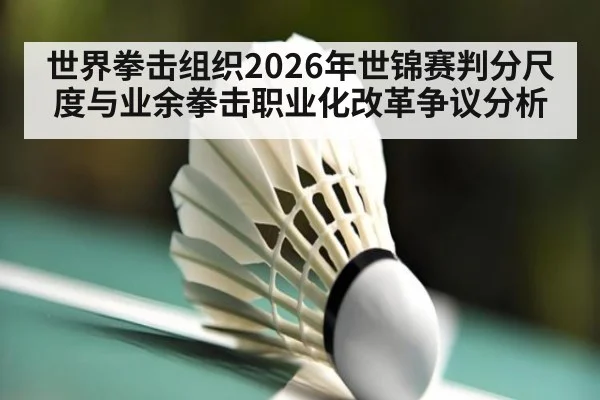 世界拳击组织2026年世锦赛判分尺度与业余拳击职业化改革争议分析